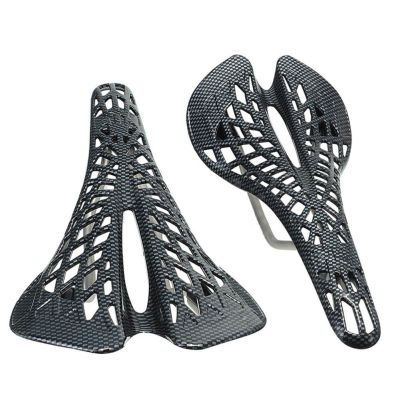 【YF】 Bicycle Front Seat Mat Bike Saddle Cushion Pad Breathable Soft Spider Web Accessories