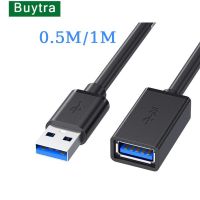 Kabel ekstensi USB 0.5/1M kabel Data 3 0 untuk Laptop TV USB 3.0 pria ke wanita kabel konektor ekstensi Printer kamera komputer