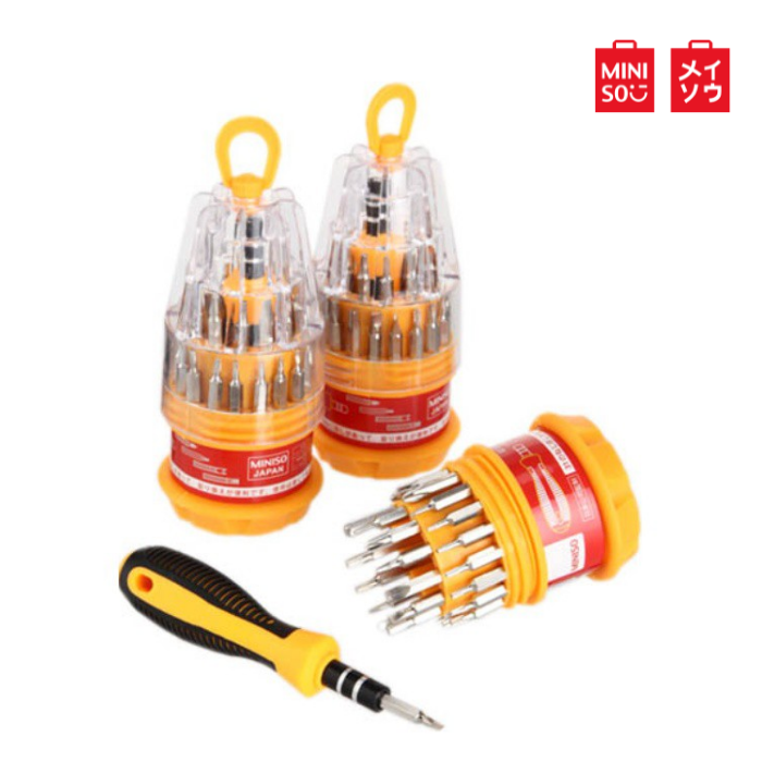 Miniso Thirty One Pieces Daily Use Precision Bits Screwdriver