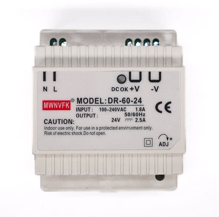 พาวเวอร์ซัพพลาย MODEL : DR-30-24 สวิทชิ่งเพาเวอร์ซัพพลาย INPUT:100- 240 ...