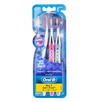 Free!! Oral B 3D White Soft 35 Toothbrushes Pack 3