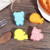 เบเกอรี่ Diy 4ชิ้น/ชุด Criativo Urso Golfinho Sanduíche Pão Molde Bolo Brinde Diy Fabricante De Chocolate Ferramentas Cozimento Para Crianças