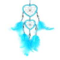 {Ready Stock}2 Circle Heart Shape Handmade Dream Catcher With Feathers Home Decor Craft