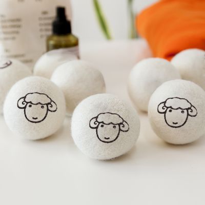 Reusable Wool Dryer Balls Softener Fleece Laundry Washing Dry Kit Ball Cloth Fabric Drying Ball Home Washing Machine Accessories