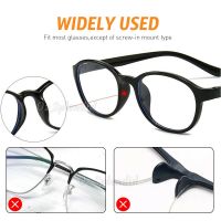 Glasses Nose Pads Silicone Soft Black And White Invisible Frame Nose Stickers To Increase Breathable Anti Indentation Nose Pads