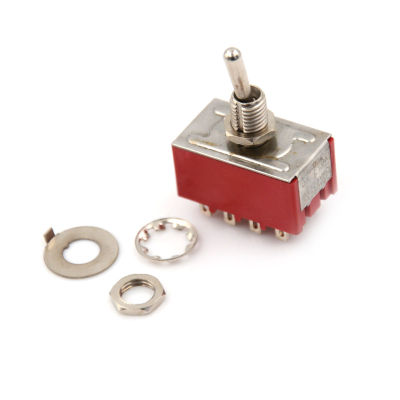 Rayua MTS-402 6A/125VAC 2A/250VAC 12 PIN 4PDT ON/ON 2 position MINI TOGGLE SWITCH