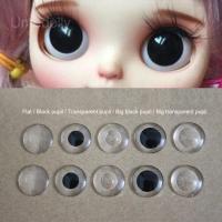 5 Pairs Acrylic Blyth Eye Chips Blyth Doll Eyes Pupil for Custom DIY Doll Accessories Screw Nut Drivers