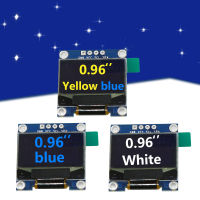 ใหม่0.96นิ้ว IIC Serial สีขาว/สีฟ้า/สีเหลืองโมดูลจอแสดงผล OLED 128X64 I2C SSD1306 GND แผงหน้าจอ LCD สำหรับ Arduino