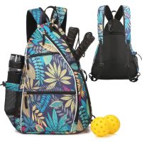 2023 Design Pickleball Bag Pickleball Backpack Adjustable Sling Bag with Fence Hook Adjustable Pickleball Tennis Backpack Water