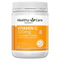 วิตามินซี Healthy Care Vitamin C 500mg Chewable 500 Tablets New Package วิตซี อมเคี้ยว อร่อย จี๊ดจ๊าด ทานได้ทุกวัยเสริมสุขภาพดีอยู่เสมอ Exp.08/2024