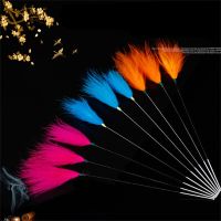 5PCS Hibiscus Feather Earpick Wax Remover Silver Needle Curette Adult Ear Dig Tools Cleaner Stick Health Care Ear Pick Tools