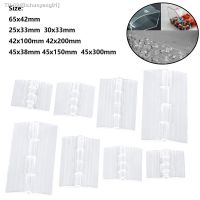 ♕ 5pcs Clear Transparent Acrylic Plastic Hinge Box Piano Perspex hinge 25x33/30x33/45x38/65x42/42x100/42x200/45x150/45x300mm