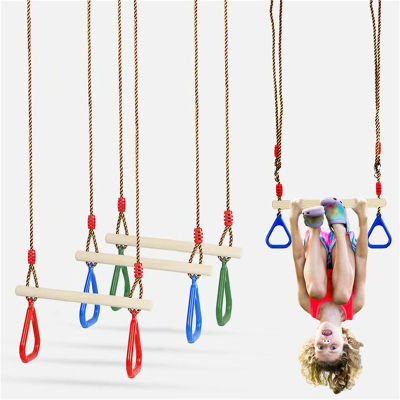 เด็กฟิตเนสของเล่นผู้ใหญ่เด็กแหวน Swing สนามเด็กเล่น Flying Gym แหวน Swing Flying Pull Up กีฬากลางแจ้งในร่ม Gym Swing