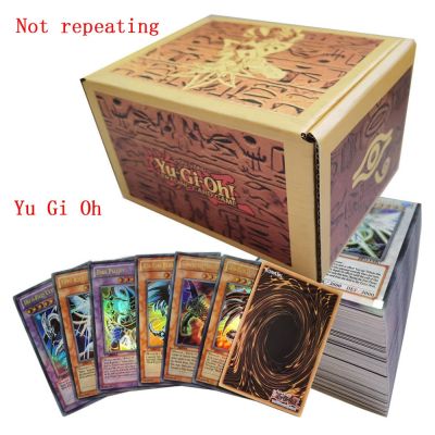 Yu Gi Oh Card 112ชิ้นบัตรคำภาษาอังกฤษอนิเมะโฮโลแกรมมังกรมีปีกเกมทหารท้องฟ้าต่อสู้ขนาดยักษ์ Yu-Gi-Oh! ของขวัญสำหรับเด็ก