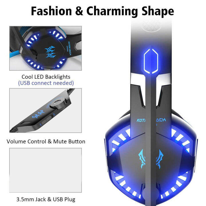 Kotion EACH G2000 Computer Stereo Gaming Headset Best Casque Deep Bass