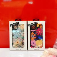 CASETiFY เคสกระจกลายดอกไม้ฤดูร้อน,เคสคลุมหลังโทรศัพท์กันกระแทกสำหรับ Iphone 13 12 Pro MAX 11 Pro 8 7 Plus X XS Max XR 12 Mini