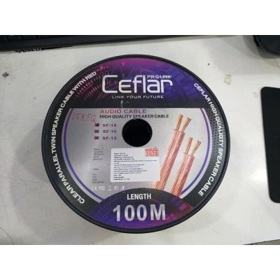 CEFLAR HIGH QUALIGTY SPEAKER CABLE SF-18 LENGTH 100M