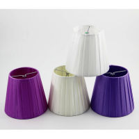 DIA 12cm 4.21inch Mini Lampshades,Off White ColorLight Pruple ColorCool White ColorPurple Color,Clip On
