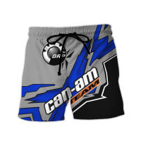 2023 New Can Am Blue 3D All Over Printed Clothes Quick-drying Beach 3D Printing Mens Casual Short Pants