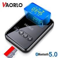 VAORLO Wireless 4 In 1 Recevier Transmitter FM Adapter Bluetooth 5.0 Transmission TF Card Play LED Display เพลงสเตอริโอสําหรับรถยนต์