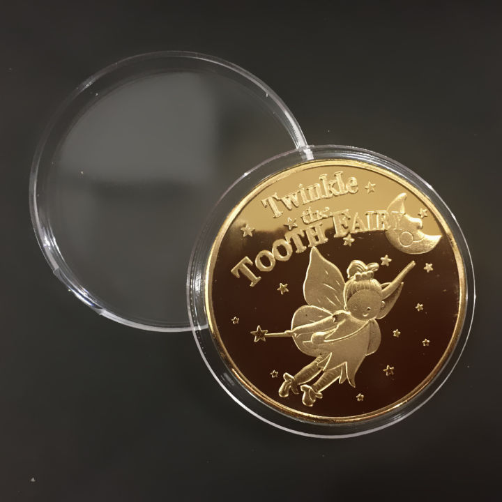 tooth-fairy-ทองเหรียญที่ระลึกเหรียญสร้างสรรค์เด็กฟันเปลี่ยนของขวัญทางกายภาพเหรียญโลหะ-crypto-เหรียญที่ระลึก-kdddd