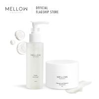 Mellow Naturals 2-Step Deep Cleanse Cleansing Balm &amp; Cleansing Gel แถมฟรี! กระเป๋าผ้า | เซ็ทคู่ทำความสะอาดผิว