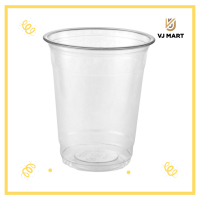 แก้วพลาสติก พีอีที ขนาด 12 oz. PET Cup ปากแก้ว 92 mm. 50 ใบ/แพ็ค