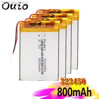 3.7v 800mAh 1/2/4Pcs 323450 Lithium Polymer Battery 3 7V Volt Li Po Ion Lipo Rechargeable Batteries For Dvd GPS Navigation [ Hot sell ] bs6op2