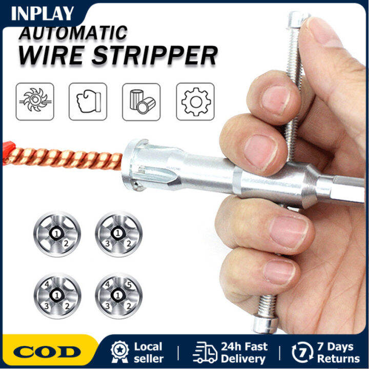 2 In 1 Automatic/Manual Wire Stripper Twisted Wire Quick Stripper Line