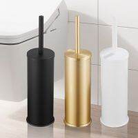 ┋► Toilet Brush Holders Set Aluminum Bathroom Clearing Tool Brushed Gold/Black Lavatory Floor TypeToilet Brush Holder Bath Hardware