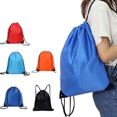 Waterproof Sport Gym Bag Drawstring Sack Sport Fitness Travel Outdoor Backpack Shopping Bags Swimming Basketball Yoga Bags