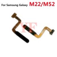 ต้นฉบับสําหรับ Samsung Galaxy M22 M23 M33 M52 M53 M32 5G M225 M236 M336 M536 ปุ่มโฮม Touch ID ลายนิ้วมือ เซนเซอร์ Flex Cable