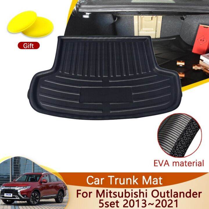 แผ่นฝาหน้าฝาหลังกระโปรงรถสำหรับ-mitsubishi-outlander-3-5ชุดอุปกรณ์เสริม2013-2021พรมปูพื้นตู้สินค้าถาดซับในรถพรมเช็ดโคลนรถยนต์-phev