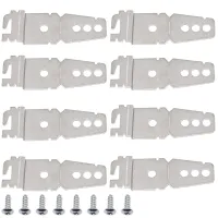 8Pcs 8269145 Undercounter Dishwasher Bracket Kit Dishwasher Mounting Brackets with Screws