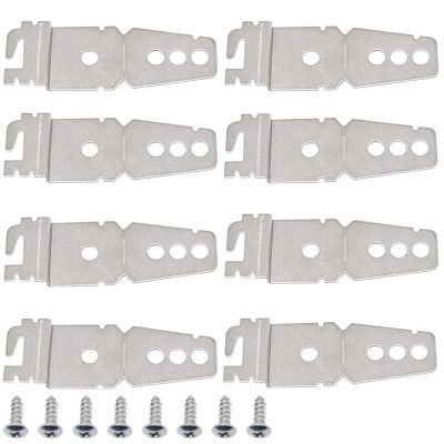 8Pcs 8269145 Undercounter Dishwasher Bracket Kit Replacement Dishwasher Upper Mounting Brackets with Screws