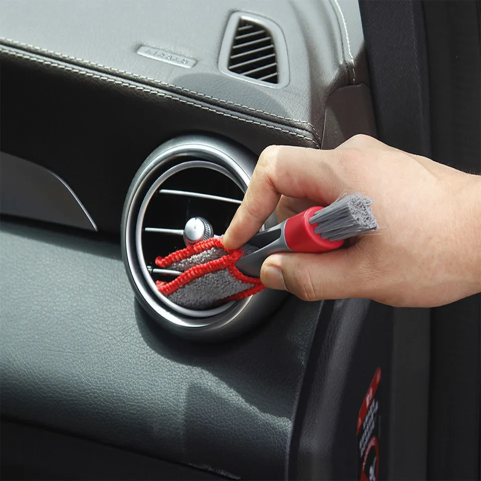 Car Cleaning Kit Scrubber Drill Detailing Brush Set Air Conditioner Vents  Towel Washing Gloves Polisher Adapter Vacuum Cleaner