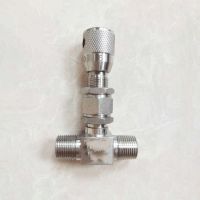 【hot】◊✘  1/8  1/4  3/8  1/2  BSP NPT Male Bulkhead 304 Shut Needle Regulating Metering