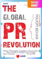 (ใหม่)หนังสืออังกฤษ The Global PR Revolution : How Thought Leaders Succeed in the Transformed World of PR [Hardcover]