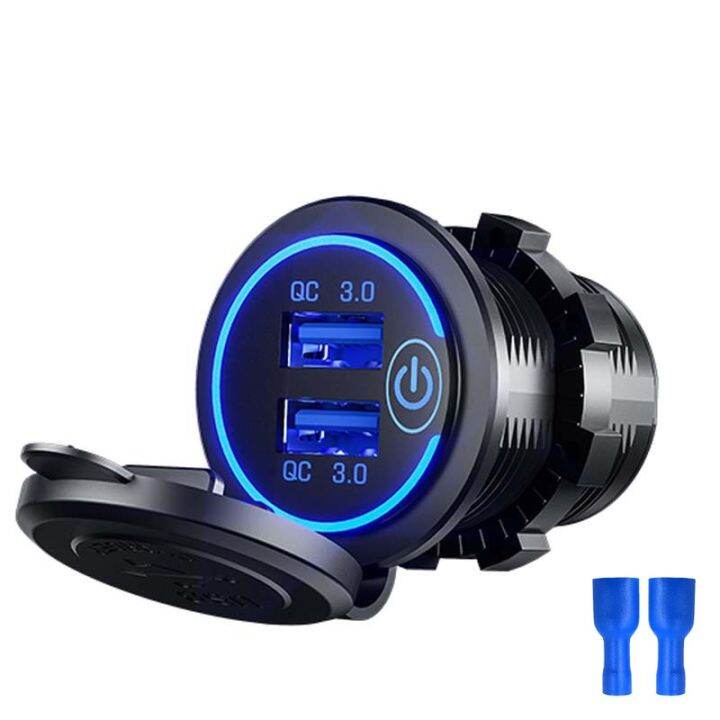 hot-ports-12v-24v-usb-charger-socket-car-phone-motorcycle-boat