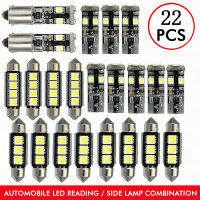 ไฟเก๋ง LED รุ่นใหม่22ชิ้นชุดอัพเกรดซีนอนสีขาว6000K E46เหมาะสำหรับ BMW 3ชุด