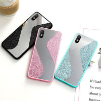 Xiaomi Case for Xiaomi Redmi 9A Redmi 9C Redmi9 Redmi Note8 Redmi Note8 Pro Mi9 Pro(5G) Mi Note10 Mi Note10 Pro Redmi Note9S Note9 Pro/Note9 Pro Max Mi Note10 Lite เคสโทรศัพท์ iPhone แป้งกลิตเตอร์รูปตัว S Case