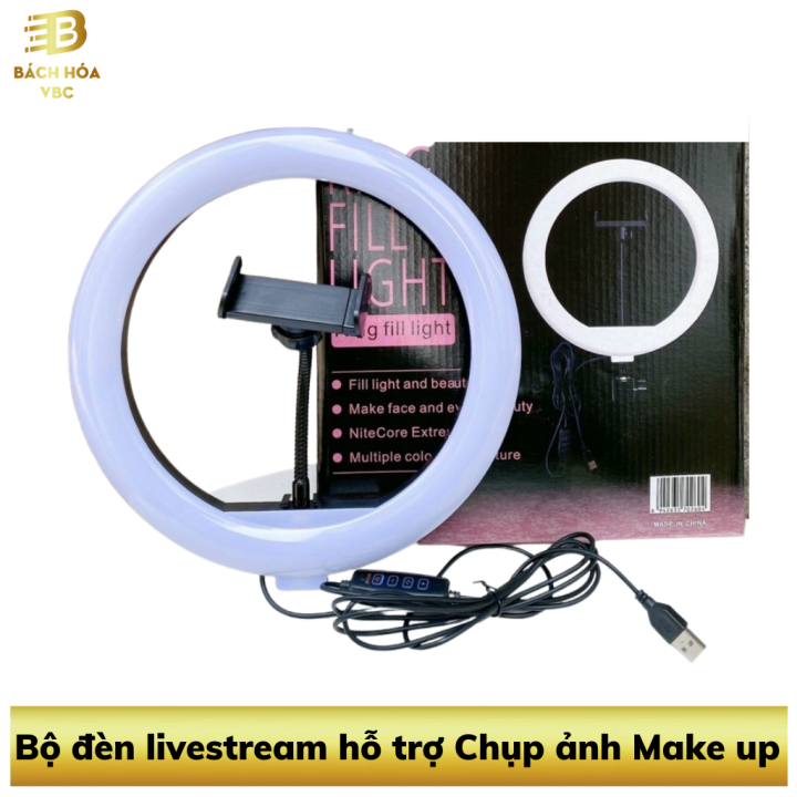 Đèn Livestream Full Box Loại 1 Không Kèm Chân Size 30cm 33cm Hỗ trợ Chụp ảnh Make up Bán Hàng Quay TIKTOK, Đèn Livestream cao cấp | Lazada.vn