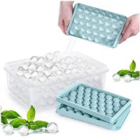 【cw】 ice ball maker moldes de silicona BPA With Removable Lids Mold Trays Accessories