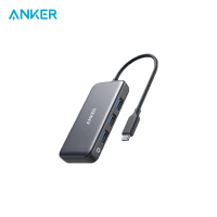 Anker Premium 4-in-1 Type-C Hub Adapter with 60W Power Delivery 3 USB 3.0 Ports for MacBook Pro 2016/2017/2023 Chromebook XPS and More POWER INFINITE