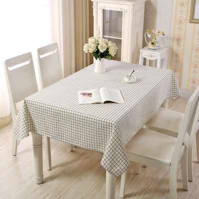 ผ้าปูโต๊ะฝ้ายลินิน Dihe ผ้าปูโต๊ะผ้าปูโต๊ะรับประทานอาหารโต๊ะน้ำชาทรงเรขาคณิตแบบชนบทเรียบง่าย