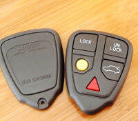 Keyless Entry 4 1ปุ่ม REMOTE SHELL Case สำหรับ Volvo C30 C70 S40 S60 S80 V60 FOB Key cover. 10ชิ้นล็อต