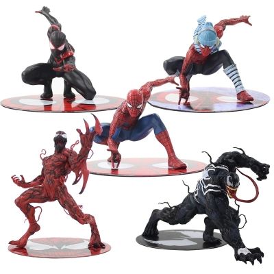 ZZOOI Spiderman Venom Figure Cletus Kasady Massacre 1/10 Scale Statue Marvel Avengers Model Action Figures Toys Kids Gift Figma