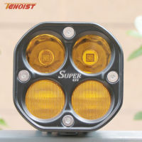 20213 Inch White Yellow LED Work Head Fog Light For Car SUV Offroad Motorcycle ATV UTV 12V 24V Universal