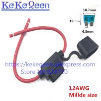 【DT】hot！ 1PCS 10 12 14 16 AWG Medium Car Fuse Holder Water-resistant Automotive With Cover