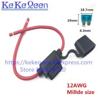 【YF】△✸  1PCS 10 12 14 16 AWG Medium Car Fuse Holder Water-resistant Automotive With Cover